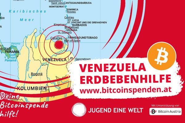 Erdbeben in Venezuela: Bitcoin-Spenden, die direkt ankommen