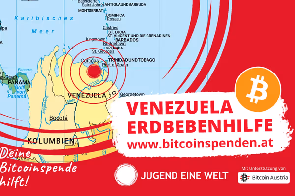 Erdbeben in Venezuela: Bitcoin-Spenden, die direkt ankommen